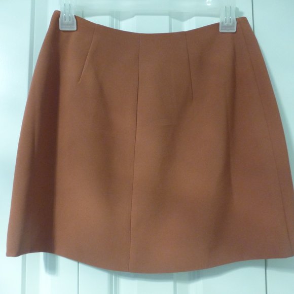 FOREVER 21 burnt orange mini skirt - Picture 1 of 4